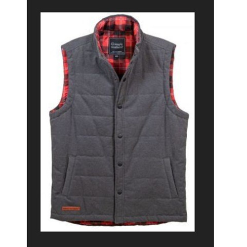 Washington Gray Vest with Plaid Accent by Simply Southern Washington Gray Vest with Plaid Accent by Simply Southern