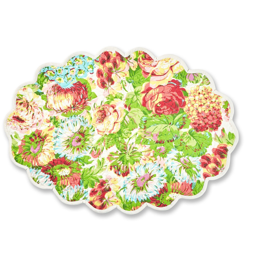 Spring Gathering Coral Placemats by April Cornell