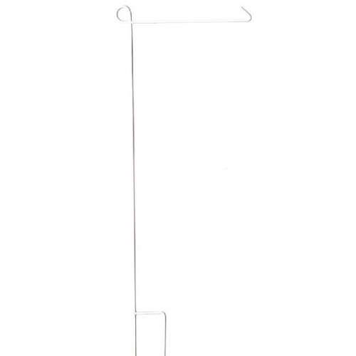 White Garden Flag Stand White Garden Flag Stand