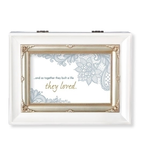 And So Together White Music Box And So Together White Music Box