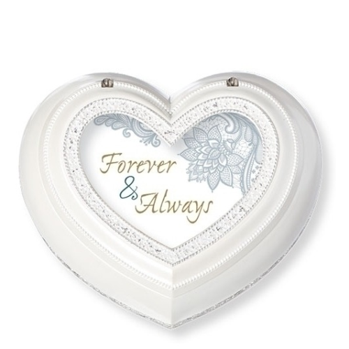 Forever and Always White Music Box Forever and Always White Music Box
