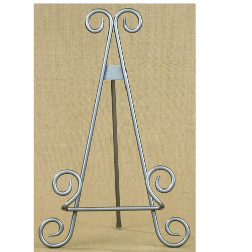 9in Silver Antique Stand 9in Silver Antique Stand