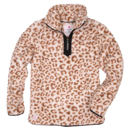 Three quarter Neck Pullover Leo by Simply Southern Three quarter Neck Pullover Leo by Simply Southern