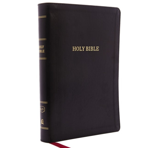 KJV Giant Print Center Column Reference Holman Bible Thumb Indexed Black Leathersoft