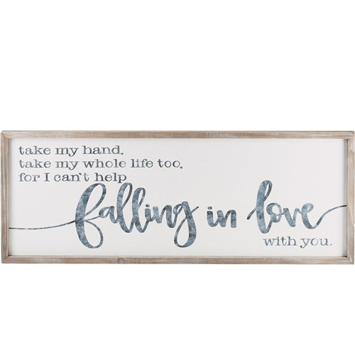Take My Hand Framed Board Take My Hand Framed Board