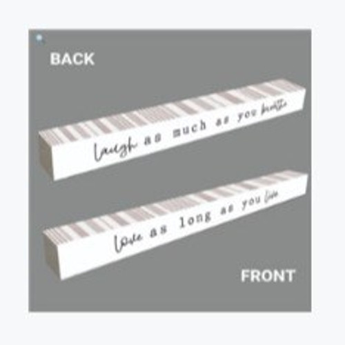 Love As Long As You Live Canvas Block Love As Long As You Live Canvas Block