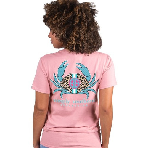 Simply Southern Crepe Crab Shirt Simply Southern Crepe Crab Shirt