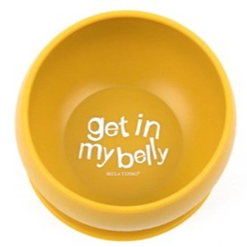 Get In My Belly Yellow Suction Bowl Get In My Belly Yellow Suction Bowl