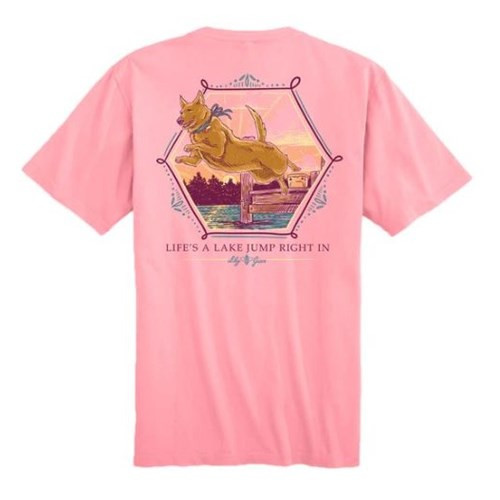 Lily Grace Life's A Lake Soft Pink Shirt Lily Grace Life's A Lake Soft Pink Shirt