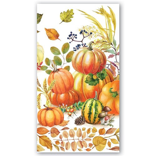 Pumpkin Prize Hostess Napkins by Michel Designs