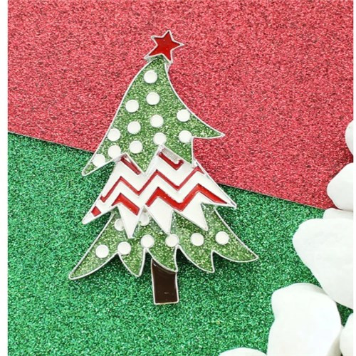 Whimsical Christmas Tree Pin/Pendant Whimsical Christmas Tree Pin/Pendant