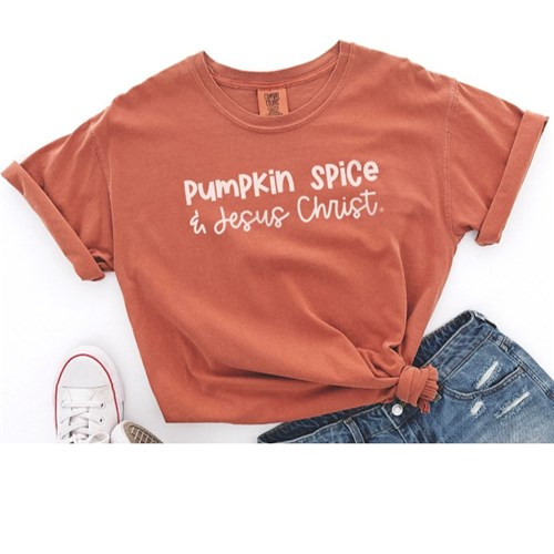 Jesus Christ & Pumpkin Spice T-Shirt Jesus Christ & Pumpkin Spice T-Shirt