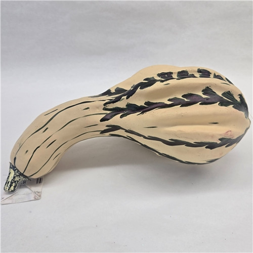 Medium Cream Gourd Decor