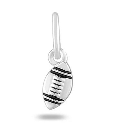 Silver Football Dangle Davinci Bead