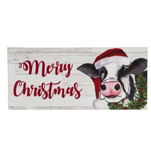 Christmas Cow Sassafras Switch Mat Christmas Cow Sassafras Switch Mat