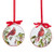6" Cardinal Disc Ornament