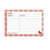 Cardinal Birdhouse Recipe Cards 4X6