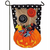 Burlap Halloween Treat Garden Flag