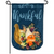 Gold Cornucopia Garden Burlap Flag