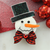 Glitter Snowman Face Earrings
