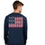 Simply Southern US Flag Navy Long Sleeve Tee