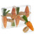 Box of 4 Carrot Napkin Rings