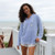 Simply Southern Terry Hoodie Slate Blue