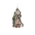 8" Glass Santa Ornament