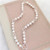 20" Silver Bead Stretch Necklace w/Circles