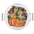 Give Thanks Floral Pumpkin Tray