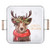 Merry Christmas Reindeer Enamel Tray