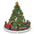 6.25" ANIMATED MUSICAL TREE WITH TRAIN