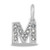 Initial "M" Inspiration Dangle DaVinci Bead