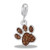 CZ Paw DaVinci Bead