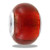 Red Foil Glass DaVinci Bead
