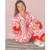 Simply Southern Red and Pink Heart Satin Pajamas