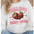 Simply Southern Feeling Berry Loved White Crew