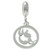 Mermaid DaVinci Silver Bead With Fish