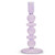 PURPLE Bauble CANDLE STICK 10.25"Bauble