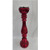 21" Red Mercury Pillar Candleholder