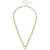 Celia 3-Row Dainty Charm Necklace Base in Shiny Gold