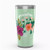Mint Floral Grandma Tervis Traveler - 200z Stainless Steel Tumbler with Slider Lid