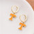 Tennessee Huggie Hoop Earrings w/ Enamel Logo