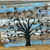 23.5" Wood Panel w/Metal Tree