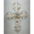 6"Metal Filigree Cross Orn.
