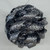 5" Silver Ball Orn W/Swirls