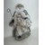 11.75" White Ice Santa w/Silver
