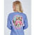 Rage Consumes Me Kitten Bali Blue Long Sleeve Tee by Simply Southern