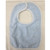 Terry Cloth Lt. Blue Toddler Bib