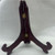 9" Rosewood Waxed Wood Stand